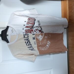 Hollister Oversized Graphic Tee Size Small Collegiate